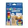 CARIOCA Water Based Acrylic Paint Marker, Brush Tip, Assorted Colors, 10/Set (CRA45281)~#|#~62E78F4B-4675-4D8F-AF8F8DC0562C1440_sc7