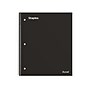 Staples Premium 1-Subject Notebook, 8.5" x 11", College Ruled, 100 Sheets, Black (ST20950D)~#|#~62E81A18-0804-4711-B3F177846E1D8004_sc7