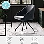 Martha Stewart Sora Velvet Swivel Task Chair, Gray/Oil Rubbed Bronze (CH222119GYBK)~#|#~62F1D222-C75F-4478-8020B56FCDA8CC5B_sc7