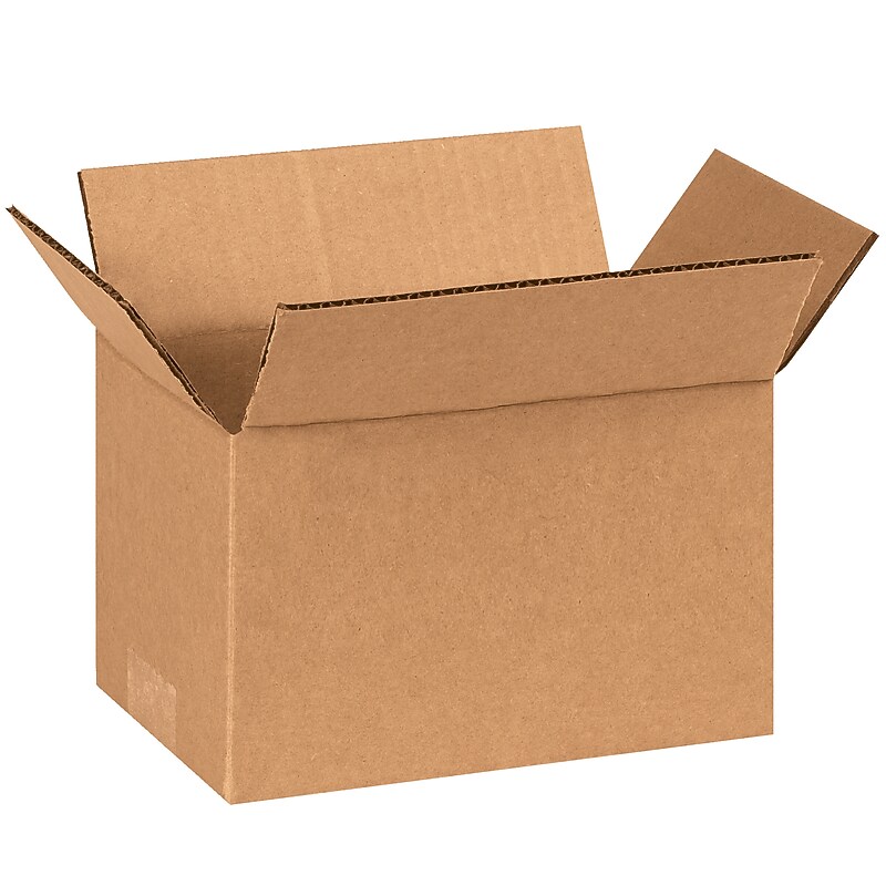 8" x 5" x 4" Shipping Boxes, 32 ECT, 25/Bundle (854) image 1