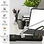 GoGreen Power 6 Outlet Surge Protectors, 6' Cord, Black (GG-16106MSBK)~#|#~62F44150-4214-465B-AAB655601FD13CEB_sc7