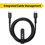 NXT Technologies™ 6 ft. Braided  Lightning Cable  to USB-C Cable, Black (NX60475)~#|#~62F44A38-729F-45C1-942D9F544A217C8C_sc7
