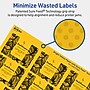 Avery Laser/Inkjet Rectangle Multipurpose Labels, 2" x 2-5/8", Bright Yellow, 300/Pack (94235)~#|#~62F5C471-BF8F-44F0-87302AAEE814DA71_sc7
