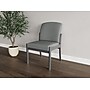 Lesro Weston Fabric Guest Chair, Armless, Gray (WS1102.WPW-01OHAS)~#|#~62F88BA6-D1F6-4B72-B56AB4807F85F8E0_sc7