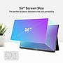 CODi Portable 16" 60Hz LED Monitor, Black (MO16P-2C)~#|#~62F92B31-EFC7-4BDE-A39D7794C5D749A9_sc7