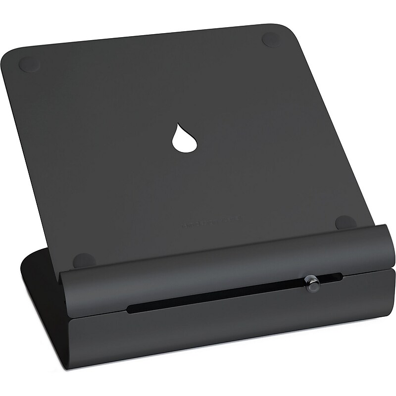 Rain Design iLevel 2 10.1" x 8.8" Aluminum Adjustable Laptop Stand, Black (12034) image 1