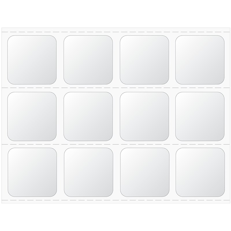 Caresfield Thermal Blank Medical Labels, 0.875" x 0.875", 40000/Carton (83236) image 1