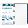 2025 Blue Sky inkWELL Press Twilight Blooms 5" x 8" Weekly & Monthly Planner, Plastic Cover, Blue/Yellow (152191)~#|#~62FED8FC-D01E-41A2-A09CBF74CCA62185_sc7