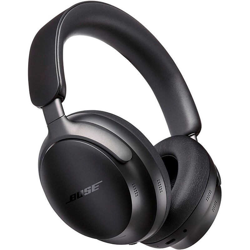 Bose QuietComfort Ultra Wireless Noise Cancelling Over-the-Ear Headphones, Black (880066-0100) image 1