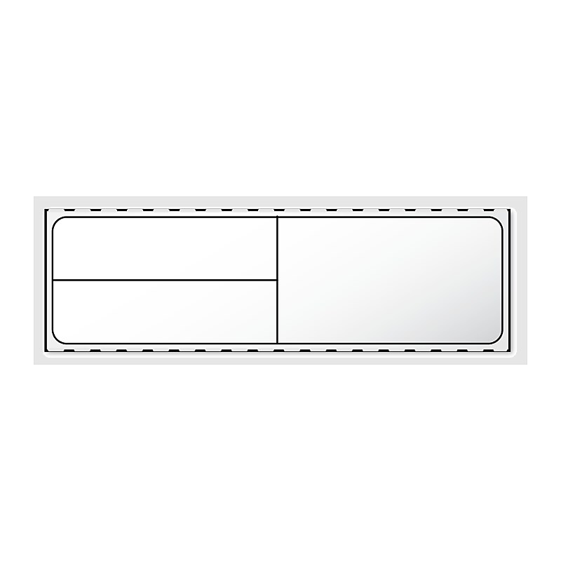 Caresfield Thermal Blank Medical Labels, 4" x 1.25", 8000/Carton (82020) image 1