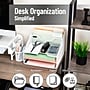 Mind Reader 5-Compartment Metal Mesh File Organizer, White (MESHBOX5-WHT)~#|#~63040623-1150-43F3-A499425680969EDD_sc7