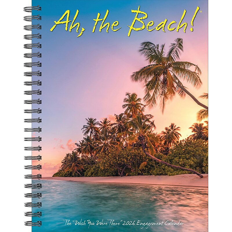 2026 Willow Creek Ah, The Beach! 6.5" x 8.5" & Desk Calendar (54550) image 1