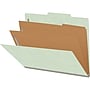 Medical Arts Press Pressboard Classification Folder, 2-Dividers, 2" Expansion, Letter Size, Pale Green, 10/Box ~#|#~6308DC37-70C6-4E4E-A2EF592968256B4A_sc7