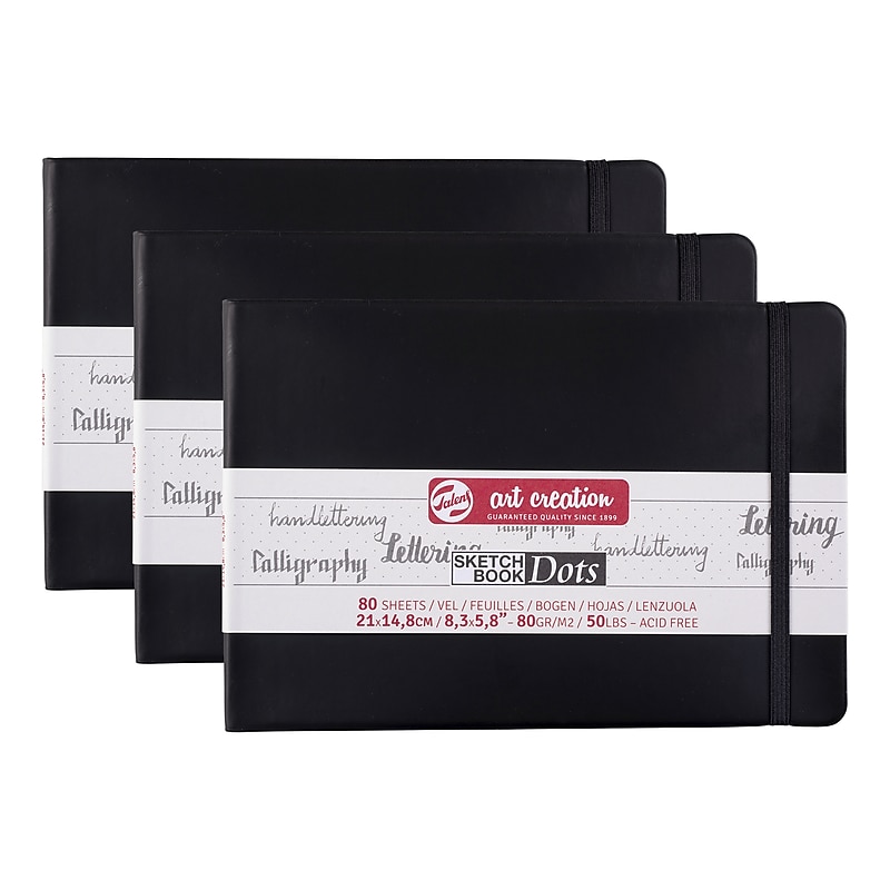 Talens Art Creation 8.3" x 5.8" Sketch Book, 80 Sheets/Book, 3/Bundle (TLN9314405M-3) image 1