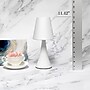 Simple Designs Valencia Colors Mini Touch 11.42" LED Table Lamp, White, 2/Pack (LT2042-WHT-2PK)~#|#~630C53E7-272F-4715-82EA8F4B67FD73E1_sc7