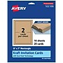 Avery Integrated Cards, 5" x 7", Matte Kraft Brown, 20/Pack (95348)~#|#~630D5378-A232-4B23-901A40E914D45519_sc7