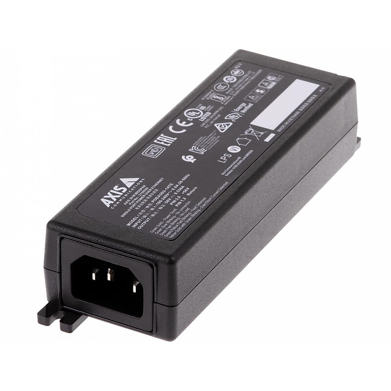 Axis 30 W 1-Port Midspan, Black (02172-004) image 1