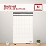 Staples 24" x 36" Monthly Dry-Erase Wall Calendar, Reversible, White/Gray (ST60365-25)~#|#~630DF757-C805-49FC-9D925C8B293A6EBC_sc7