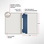 Staples Pro120 Elite™ Flexible Cover Notebook, 6.5" x 9.5", Narrow Ruled, 80 Sheets, Navy Blue (ST63366)~#|#~630E824E-433B-4C29-8C84024A6F601326_sc7