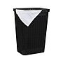 Mind Reader 15.85-Gallon Hamper with Lid, Plastic, Black (60FABHAMP-BLK)~#|#~630EFAC6-4F4F-419F-B27355DE626F0128_sc7