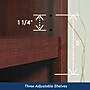 Sauder Select 70"H 5-Shelf Bookcase, Cherry Finish (412835)~#|#~631447FF-EFA5-4796-919E2B23BE5369ED_sc7