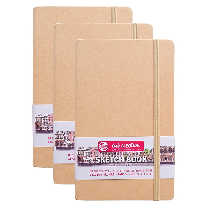 Talens Art Creation 5.1" x 8.3" Sketch Book, 80 Sheets/Book, 3/Bundle (TLN9314432M-3) image 1