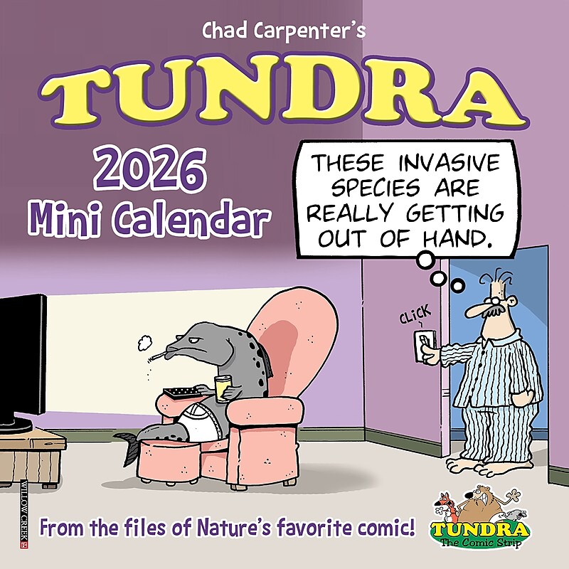 2026 Willow Creek Tundra 7" x 7" Monthly Wall Calendar (53799) image 1