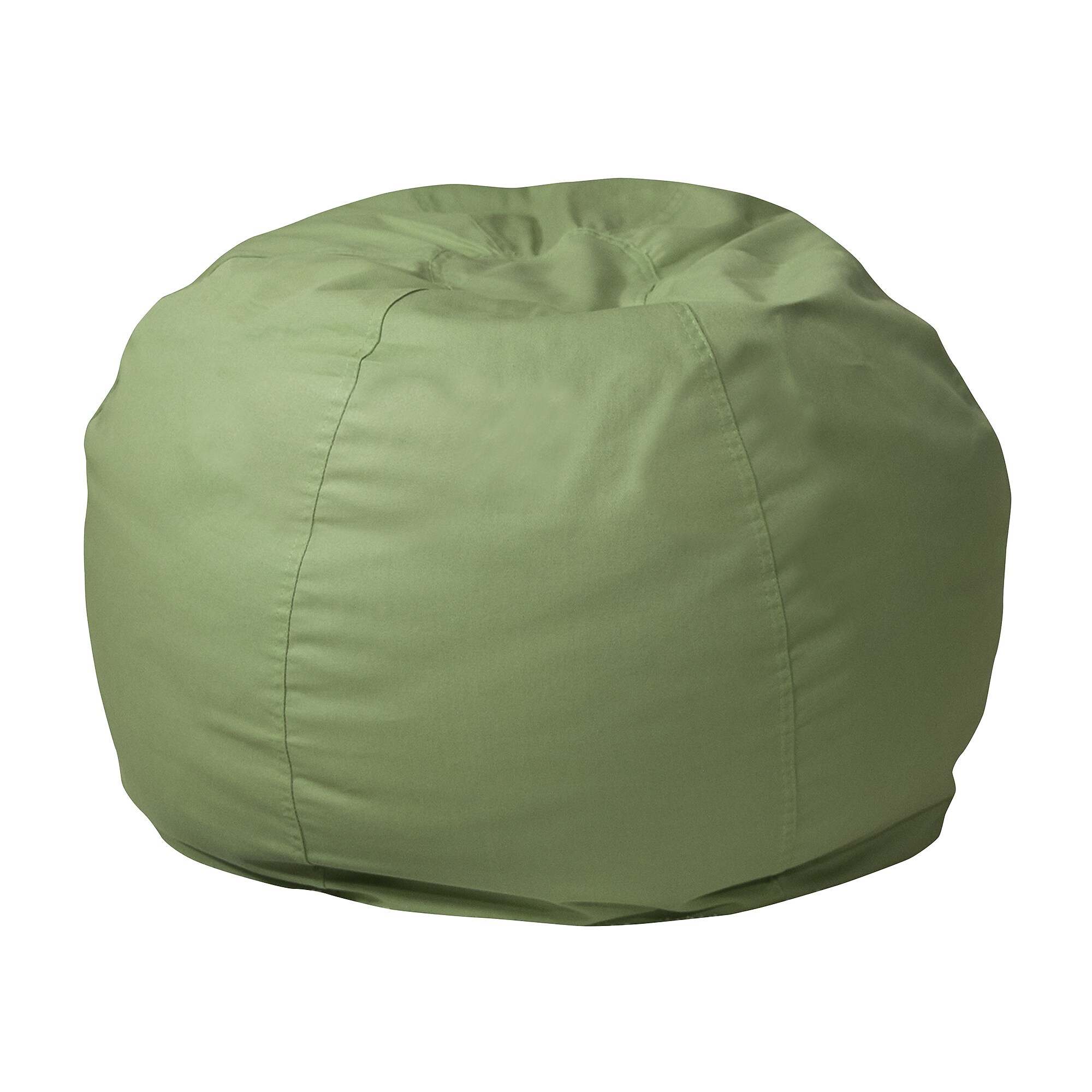 Flash Furniture Cotton Twill Bean Bag Chair, Green (DGBEANSMSLDGN) Sansujyuku sansujyuku.com