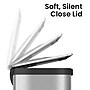iTouchless Stainless Steel Step Trash Can, Silver, 18 gal. (PC18SN)~#|#~6322D7F8-0768-44B0-BE7592A6B1616D31_sc7