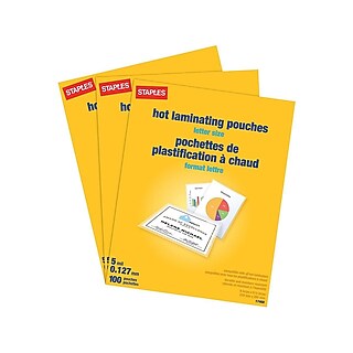 【専用出品②】紙ものセット11点 Staples Thermal Laminating Pouches, Letter Size, 9 x 11.5 Inches