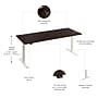 Bush Business Furniture Move 60 Series 72"W Electric Adjustable Standing Desk, Mocha Cherry (M6S7230MRWK)~#|#~63256C3B-8612-4BD3-B62B0521837D66A5_sc7