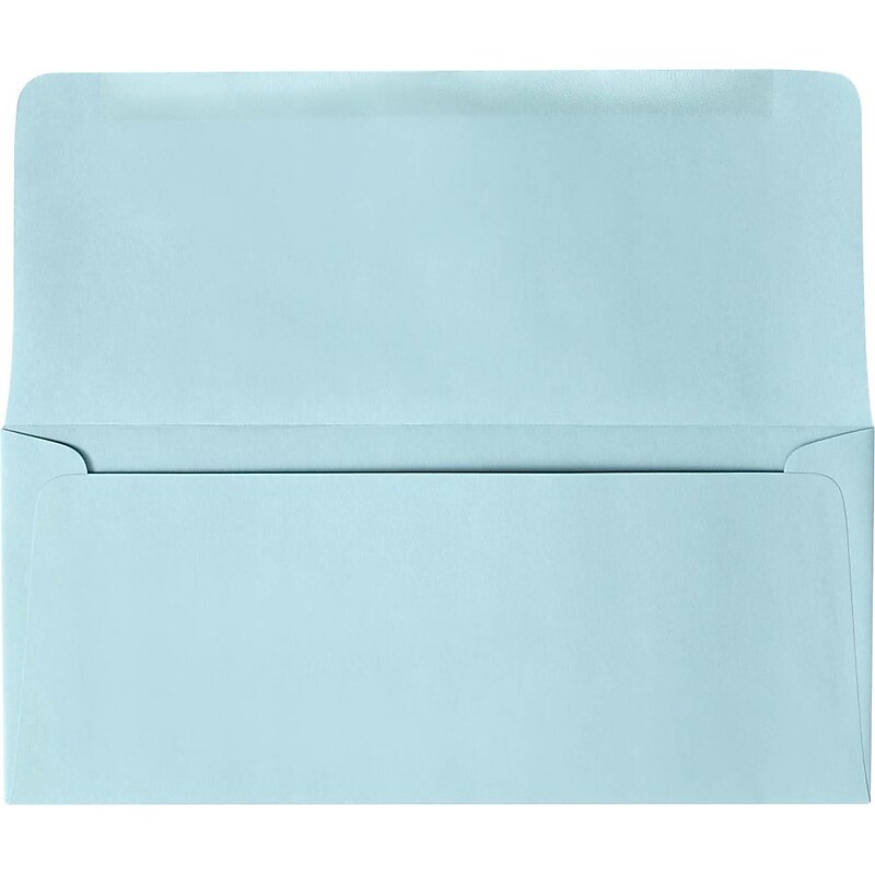 JAM Paper #9 Booklet Envelopes, 3 7/8" x 8 7/8", Pastel Blue, 50/Pack (R2176-50) image 1