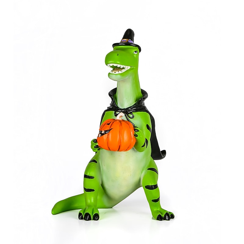 National Tree Company 10" Halloween Green Dinosaur Tabletop Decor (HH75-203259ZGR1) image 1