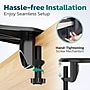 Purely E5620 Ergonomic Arm Rest/Elbow Support for Desk, 180° Adjustable Computer Desk Support Extender, Black (PARE5620)~#|#~632CF782-2B80-4371-B8AB656BA1D59A32_sc7