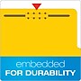 Pendaflex 60% Recycled Heavy Duty Pressboard Classification Folder, 2-Dividers, 2 1/2" Expansion, Legal Size, Yellow, 10/Box~#|#~632F4AC7-91D5-4879-B853FD6617E2F74B_sc7