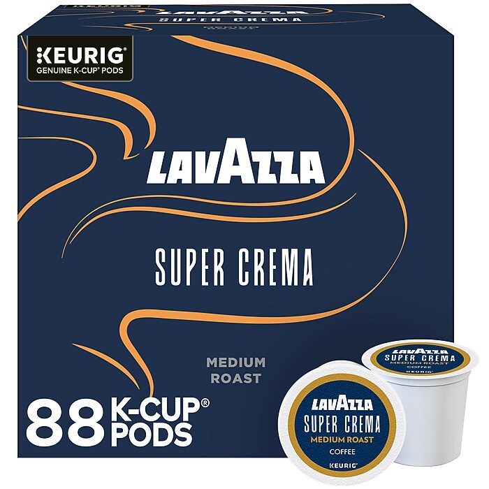 Lavazza Super Crema Coffee Keurig® K-Cup® Pods, Medium Espresso