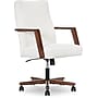 Finch NEO ONE Ergonomic Velvet Fabric/Wood Swivel Executive Chair, Cream (52304-CRM)~#|#~6333BFC1-069D-4340-85C3ED38A3F9952B_sc7