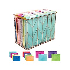 Heavy Duty File Box Lift Off Lid Letter/Legal White/Gray