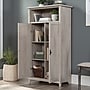 Sauder Edge Water 60"H Storage Cabinet with 5 Shelves, Chalked Chestnut (434766)~#|#~63418BA6-080F-41FB-8AC3DE4CD169C9AD_sc7