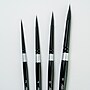Silver Brush Black Velvet Medium Round Brushes, 4/Pack (SLVBV3055)~#|#~63483FD9-E8DB-4316-B80BE4B6D5FFE349_sc7
