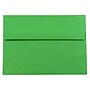 JAM Paper A8 Booklet Envelope 5 1/2" x 8 1/8", Green, 100/Pack (95625d)~#|#~63487A0B-4FB6-45FA-A0A82B7C071A65C9_sc7