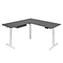 Mount-It! Large 63"W Electric Corner Adjustable Standing Desk, Black/White (MI-15016)~#|#~634D5591-A951-4719-A121FED366CF90CD_sc7