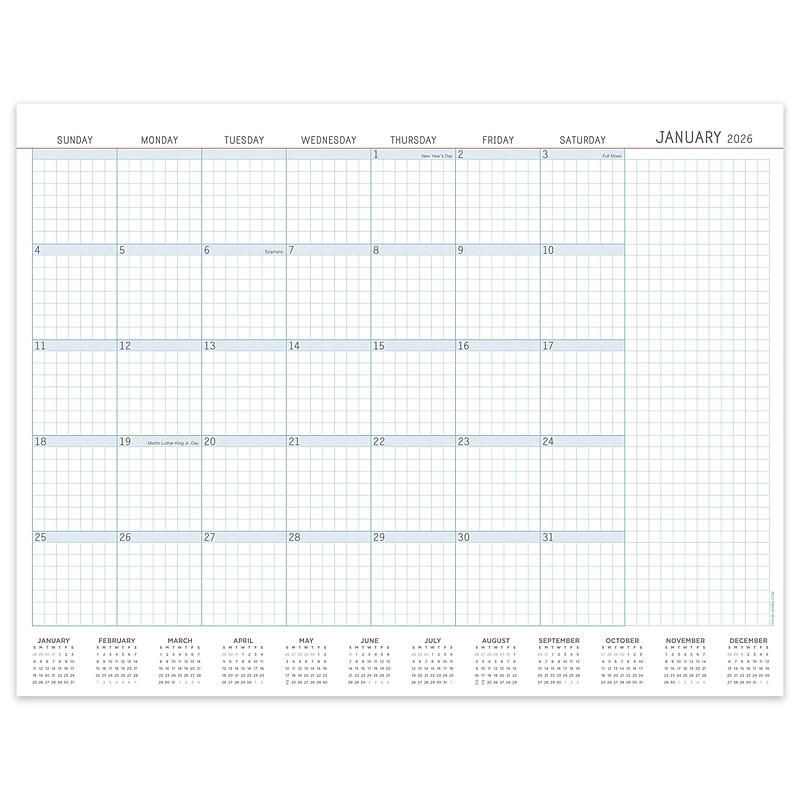 2026 TF Publishing 17" x 12" Monthly Desk Calendar, (26-8504) image 1