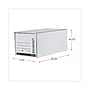 Universal Storage Drawer File, Letter Size, White, 6/Carton (UNV85120)~#|#~6353F7C4-59DC-432F-81984CAD53AE42FD_sc7