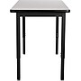 NPS HD Series Height Adjustable Heavy Duty Steel Table, 30" x 72", Black Frame/Grey Nebula HPL Top (HDT3-3072HGY)~#|#~6354D569-B69C-41ED-B7329ADCC62A8A75_sc7