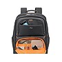 Solo New York Ambition Travel Laptop Backpack, Large, Black/Orange (UBN722-4)~#|#~6355D8F5-B0FE-4A5C-8D5901999159B5D9_sc7