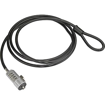 4XEM Combination Laptop Cable Lock, 6 ft. (4XLAPLOCK6B)