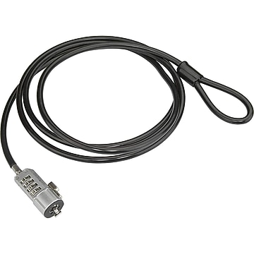 Kensington NanoSaver Keyed Laptop Security Cable and Lock, 6 ft