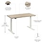 Bush Business Furniture Move 60 Series 48"W Electric Adjustable Standing Desk, Natural Elm (M6S4824NEWK)~#|#~635CD843-DCEF-4149-9CF4CC6ED88D5738_sc7