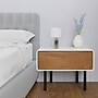 Simple Designs Whimsical Wave 13.4" LED Table Lamp, Chrome Base/White Shade (LT2123-CHR)~#|#~635D7D96-8A47-41E4-A4E4F5838127E567_sc7